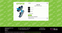 Desktop Screenshot of crocsb2b.com