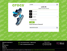 Tablet Screenshot of crocsb2b.com